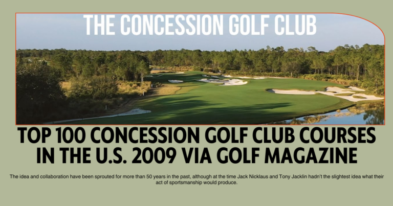 Top 100 Concession Golf Club Courses in the U.S. 2009 via Golf Magazine